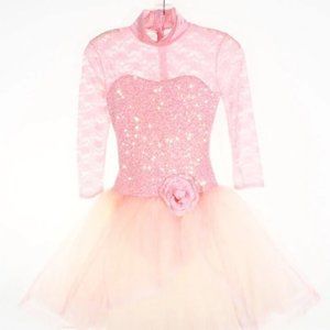 Weissman Dance Costume Lyrical Ballet Pink Size MC 64830